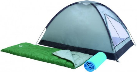 Набор для кемпинга (палатка + 2 спальника + 2 коврика)
