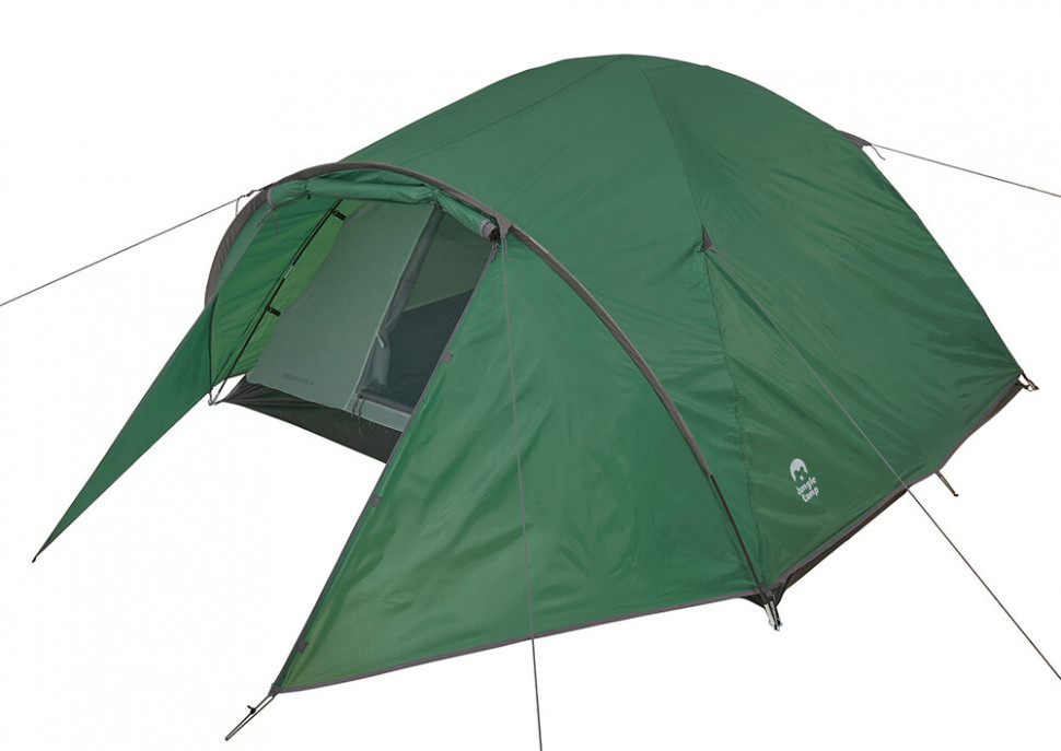 Палатка Vermont 4 Jungle Camp четырехместная, зеленый